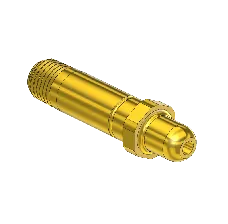 Western #83-sf - Nipple For Installed Filter, CGA 350, 1/4nptm, 2.5"lng.
