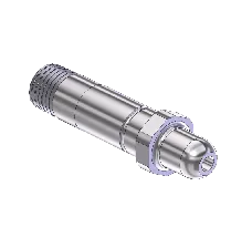 Nipple, 2.5" CGA 350 NIPPLE for Installed Filter