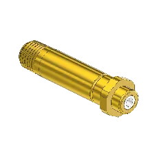 Threaded Inlet Nipple, For Installed Filter, Canadian, 415,1/4NPTM, 2.5"
