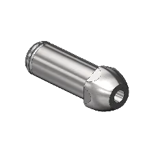 Western #SS-15-8M1 - Countersunk Nipple, CGA 510/CGA 580/CGA 590, 1/4"RECESS