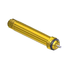 Nipple, CGA 500/CGA 510/CGA 580/CGA 590, RET. PIN