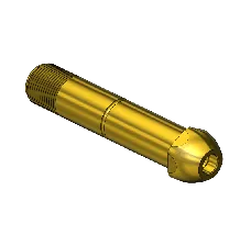 Western #15-6 - Nipple,500/510/580/590,9/16-25UNS,3"