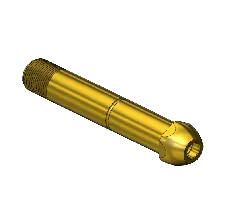 Western #15-7 - Nipple, CGA 500/ CGA 510/ CGA 580/ CGA 590,9/16-25 UNS