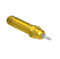 Nipple Residual Pressure Valve, CGA540, SS PIN