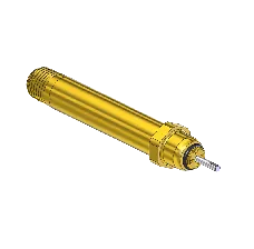 Nipple + Retractable Pin CGA 540 / 555