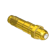Western #67-SF - Nipple, CGA 540/ CGA 555, 1/2-27 UNS, 2.5" LNG.
