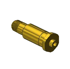 Western #603-3S - Nipple, CGA 660, 1/4 NPTM, 2.5" LNG