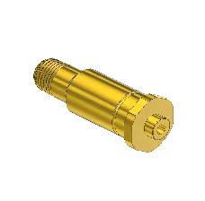 Western #603-ASF - Nipple, CGA 660, 1/4 NPTM, 2.5" LNG.