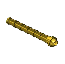 Western #C-17 - Nipple, C-SIZE, 4-9/16"LNG, 1/2"ID