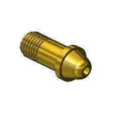 Western #C-86 - Nipple,C-SIZE,9/16-18 RH-EXT,1.937"L