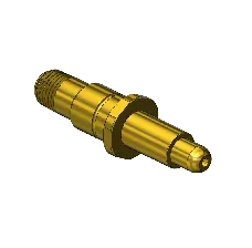 Nipple, 624, 1/4 NPT-M, 3.0" LG