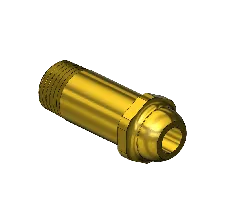 Western #D-20 -  Nipple, D-SIZE, 1/2NPTM, 2.5"LNG