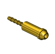 Western #AW-16 - Inert Arc Barb Hose Nipple, B SIZE, 1/8"ID