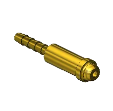 Western #AW-18 - Inert Arc Barb Hose Nipple, B SIZE, 3/16"ID