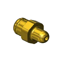 Western #13-3M1 - Countersunk Nipple, CGA 326, 1/4"RECESS