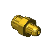 Western #13-3M2 - Countersunk Inlet Nipple, CGA 326, 5/16"RECESS