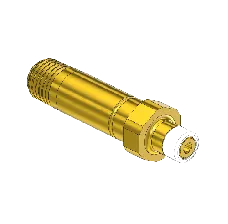 Western #613-5 - Soft Tip Nipple, CGA 326, 1/4nptm, 2.5"lng