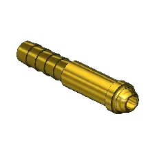 Western #AW-20 - Inert Arc Barb Hose Nipple, B SIZE, 5/16"ID