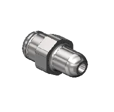 Western #SS-14-3M1 - Countersunk Nipple, CGA 346, 1/4"RECESS