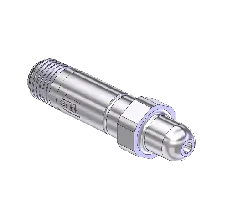 Countersunk Nipple, CGA 346, 1/4NPTM, 2.5"LNG