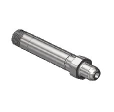 Threaded Inlet Nipple, CGA 346, 1/4 NPT'', 3.5"