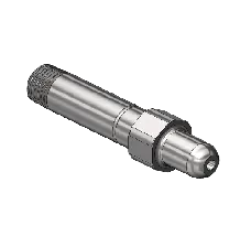Threaded Inlet Nipple (Western SS-347-3) CGA 347, 1/4 NPTM, 3"