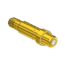 Nipple, CGA 577 (Western 577-4SF) 1/4 NPTM, 3" LNG