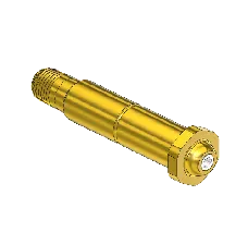 Nipple, CGA 680 695 702 (Western 680-4SF) 1/4 NPTM, 3.5" LG