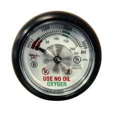 Replacement Oxygen Cylinder Contents Gauge