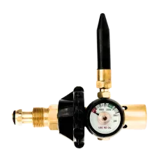 Latex Balloon Inflator + Hand Tight Connection + Contents Gauge + Quick Tie Needle 