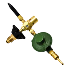 Auto Shut-Off Mylar Balloon Inflator + Hand Tight Connection, Mixes Helium with Air