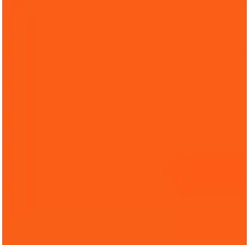 Liquid Spray Paint, Machine Use, 5 Gallon Sunset Orange